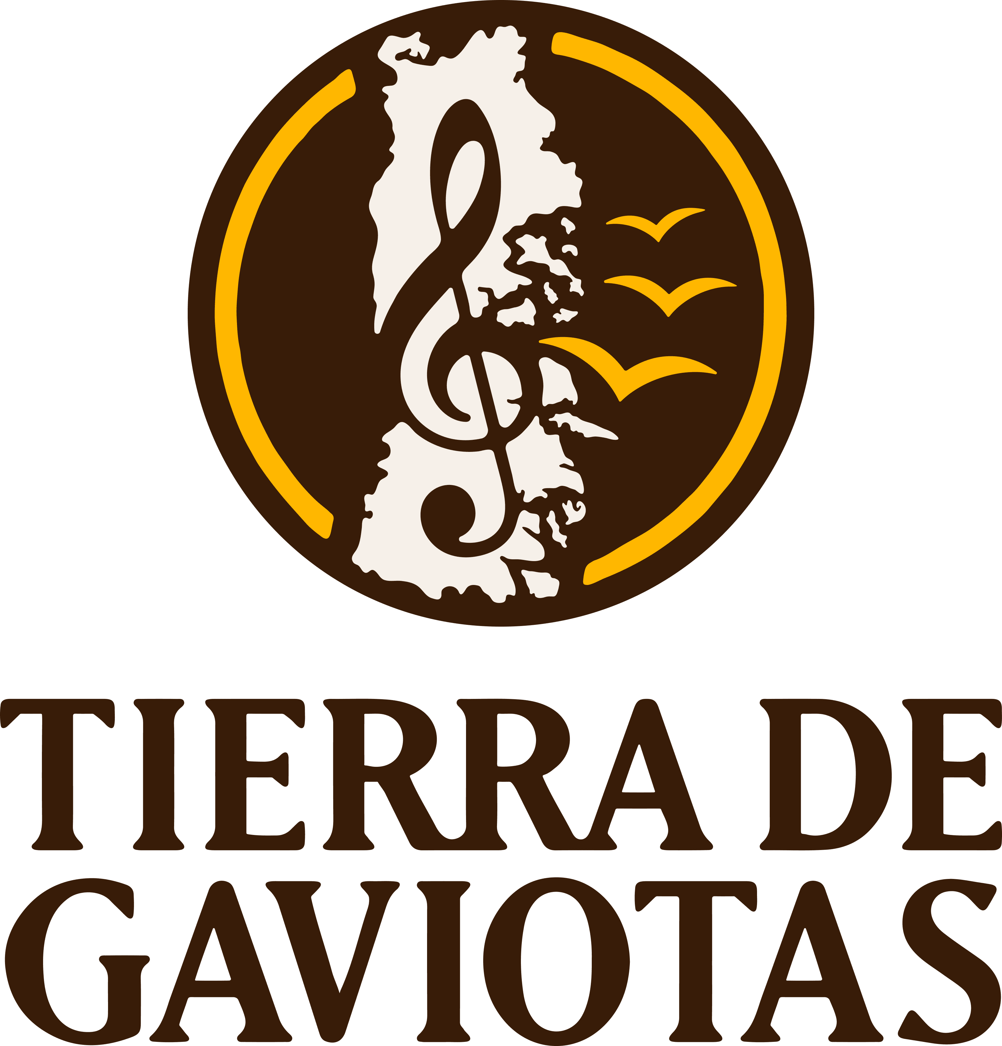 Logotipo Fundación Cultural Tierra de Gaviotas — versión para fondo claro
